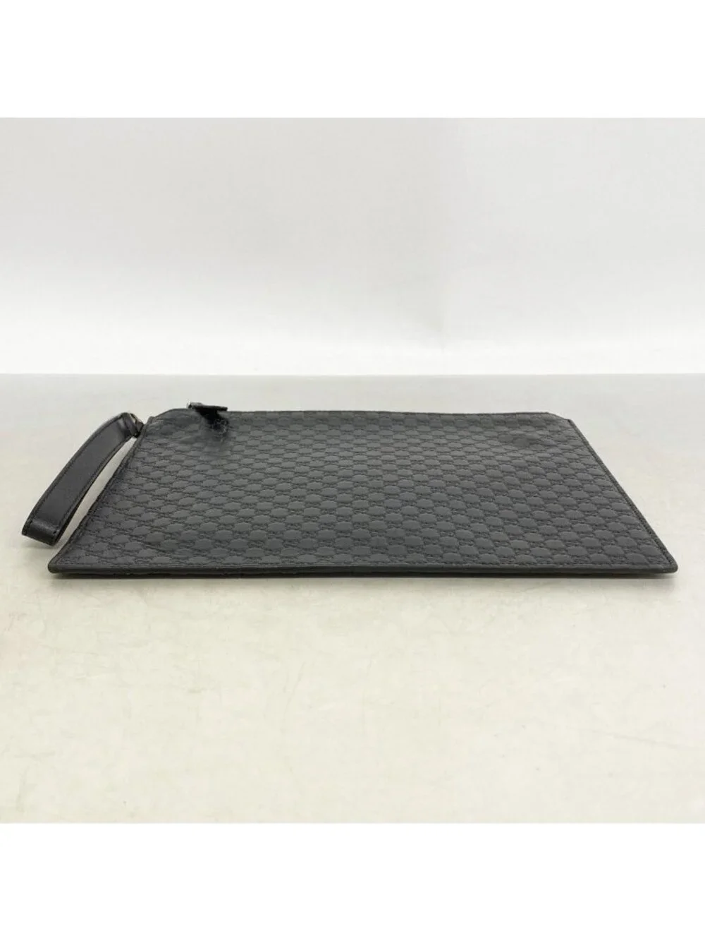 Gucci Clutch Micro Guccissima Leather Black Silver